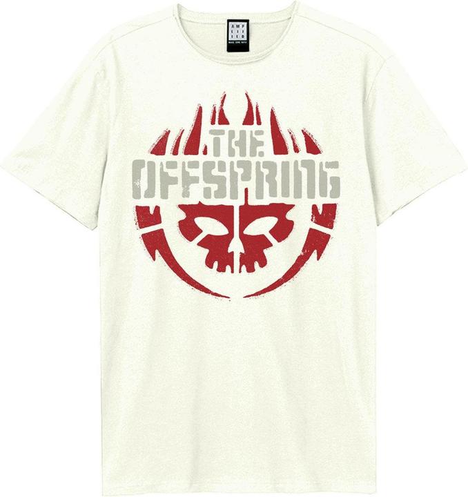 Actual product image Amplified Unisex Adult Skull Logo Offspring T-Shirt (XL)