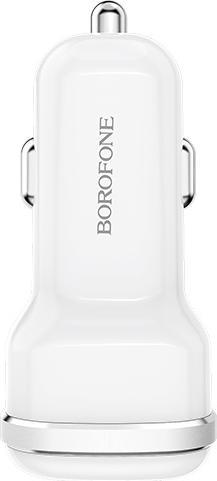 Produktbild Borofone Ladegerät Autoladegerät 2x USB, Weiss