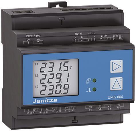Image du produit Janitza electronics GmbH UMG 806 UMG 806 - Appareil de base 6TE Appareil de base 6TE Appareil de