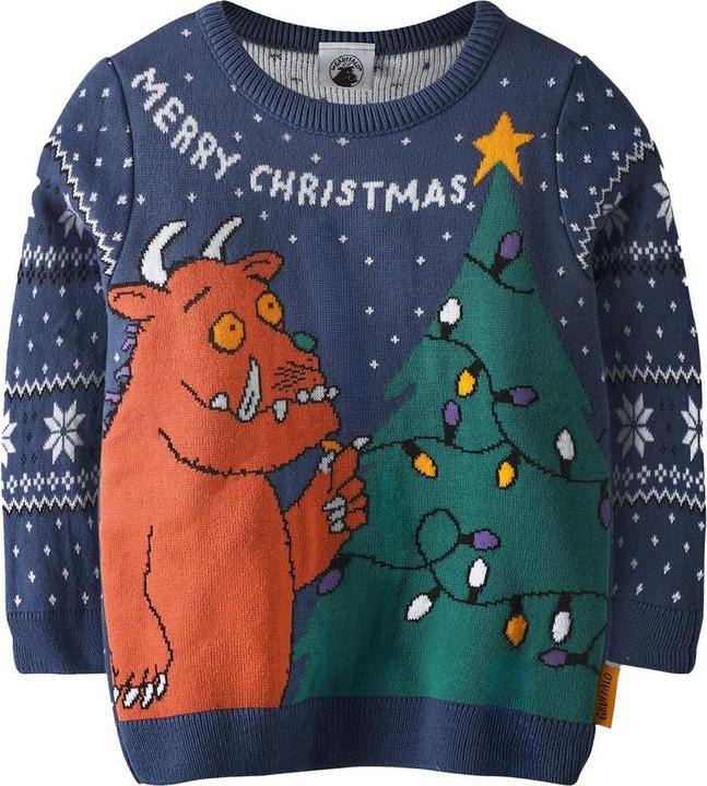 Actual product image The Gruffalo Boys Knitted Christmas Jumper (110)