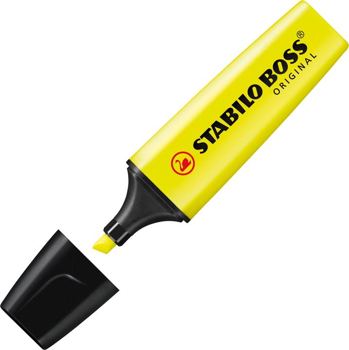 Produktbild STABILO BOSS ORIGINAL Textmarker (Blau, Grün, Pink, Rot, Orange, Gelb, 5 mm, 6 x)
