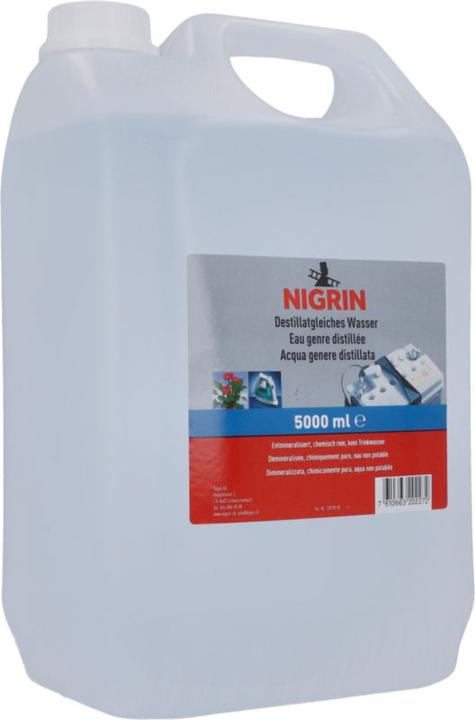 Image du produit Nigrin Eau équivalente à un distillat (5 l)