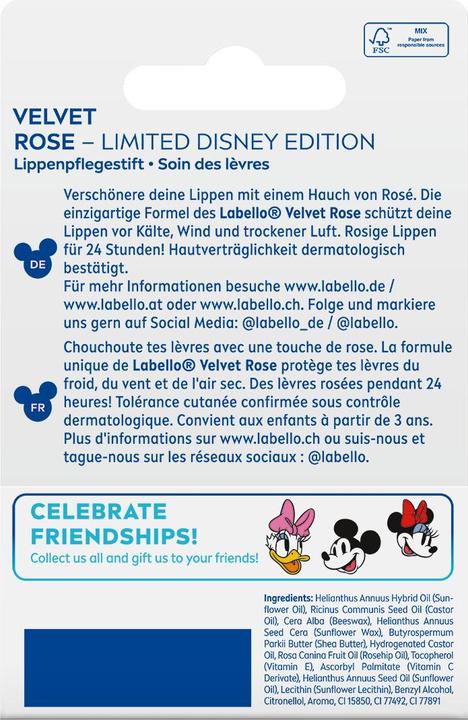 Actual product image Labello Disney Daisy Velvet Rose (Care pencil)