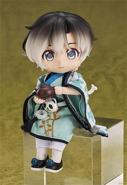 Actual product image Good Smile Company Original Character Nendoroid Doll Action Figure Chinese-Style Panda Mahjong: Laurier 14 cm