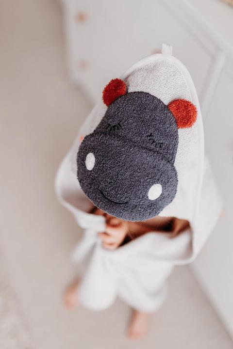 Actual product image Kikadu Kapuzen-Handtuch Hippo