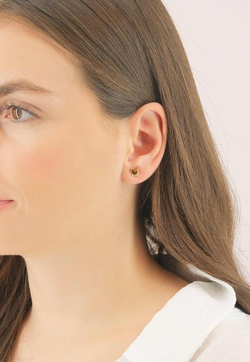 Actual product image Muau Stud earrings (Yellow gold)