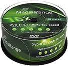 Image du produit MediaRange DVD-R 4.7GB, broche de 50 pièces (50 x)