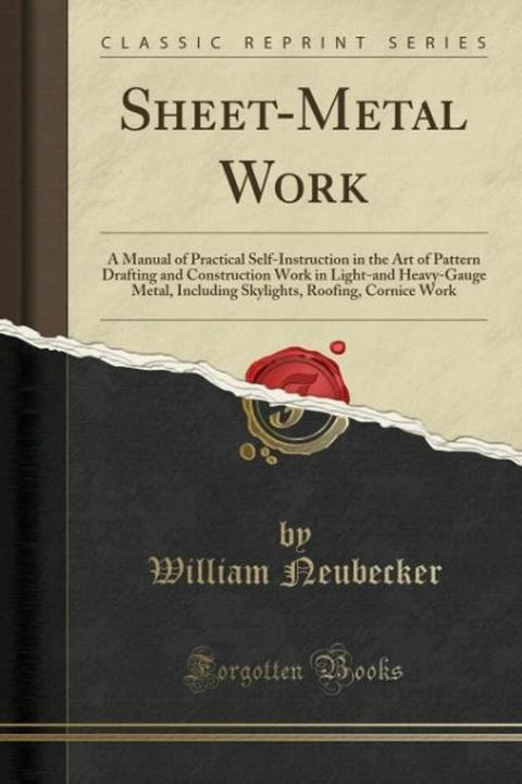 Produktbild Sheet-Metal Work (Englisch, William Neubecker, 2018)