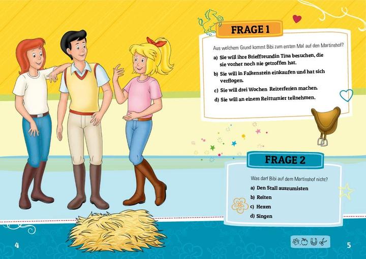 Produktbild Bibi & Tina - Das Quiz für Fans (Deutsch, Svenja Dieken, Schwager & Steinlein Verlag, 2022)