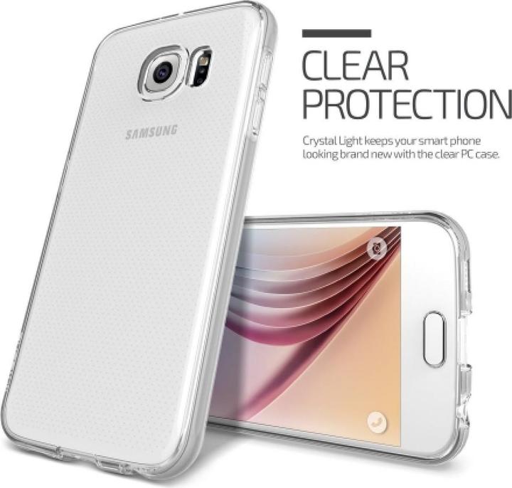 Actual product image Screenguard Samsung Galaxy S6 Flexible TPU Clear Case (Samsung Galaxy S6)