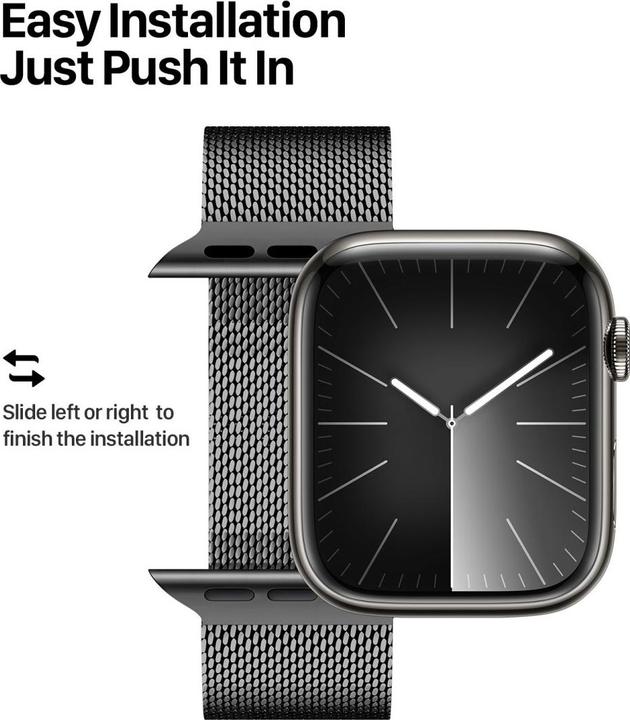 Produktbild Dux Ducis Milanese Pro Armband (45 mm, 44 mm, 42 mm, 49 mm, Edelstahl)