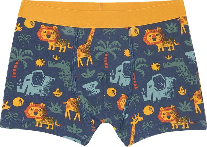 Actual product image Vertbaudet Bio-Kollektion: 5er-Pack Jungen Stretch-Boxershorts Dschungel (140, 5-pack)