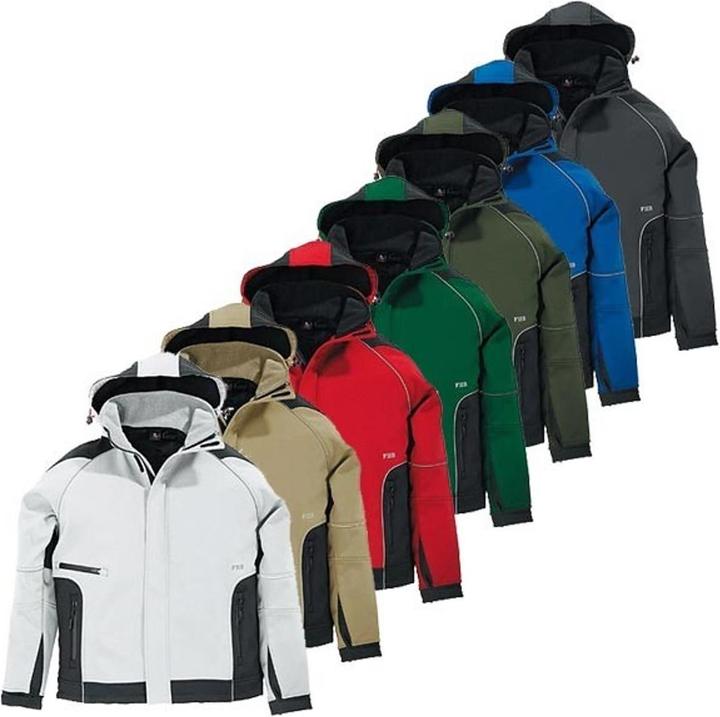 Image du produit FHB veste déperlante à membrane et imperméable à coquille souple (S)
