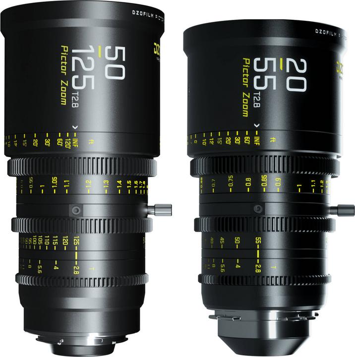 Immagine prodotto Dzofilm Kit di 2 obiettivi Pictor Zoom (50-125/20-55 T2.8) (PL, Canon EF, APS-C / DX)