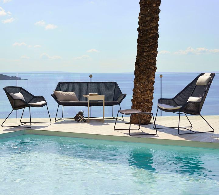 Actual product image Cane-line Breeze cushion set for highback lounge chair (55 x 75 cm)