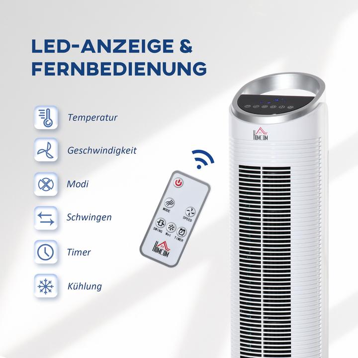 Produktbild Homcom Luftkühler mit Eisboxen, mit Griff, mit Fernbedienung