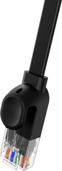 Actual product image Baseus Flat rate Ethernet RJ45, Cat.6, 12m (black) (CAT6, 12 m)