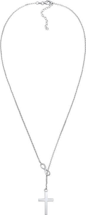 Immagine prodotto Elli Y-Kette mir Kreuz Infinity Symbol (Argento, 45 cm)
