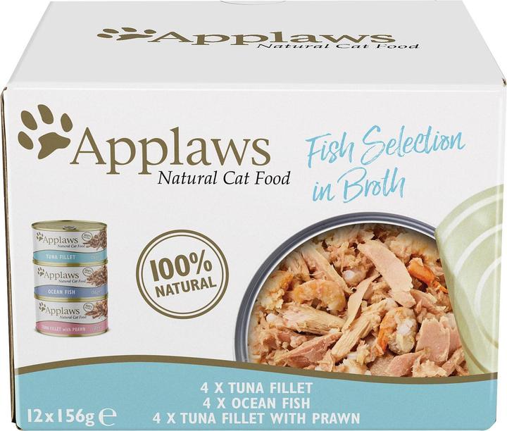 Applaws Supreme Selection Fisch im Sud (Adult, 12 Stk., 1872 g)