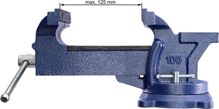 Produktbild tectake Schraubstock (125 mm)