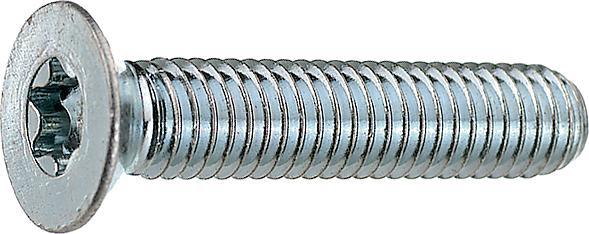 Actual product image Bossard Screw, flat head, Torx, T10, M3, 6mm, pack of 100 pieces (100 Screws per piece)