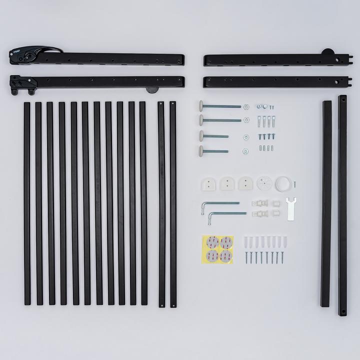 Produktbild Reer Klemm- und Schraubgitter, Baukasten, schwarz (63 cm)
