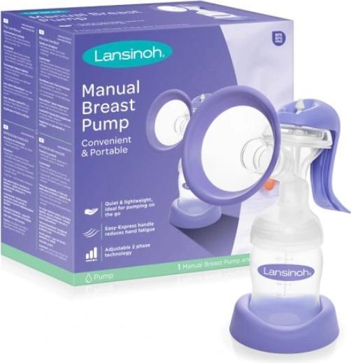 Actual product image Lansinoh Breastfeeding Manual Breast Pump
