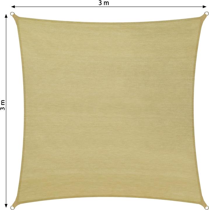 Produktbild tectake Sonnensegel (300 x 300 cm)