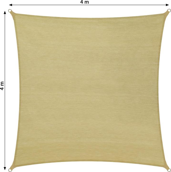Produktbild tectake Sonnensegel (400 x 400 cm)