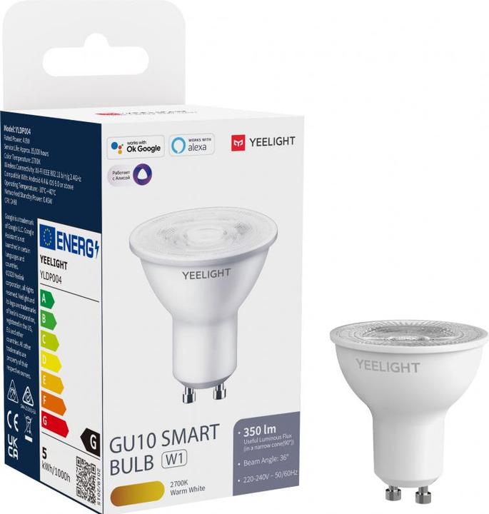 Actual product image Yeelight LED lamp (GU10, 4.80 W, 350 lm, 1 x, G)