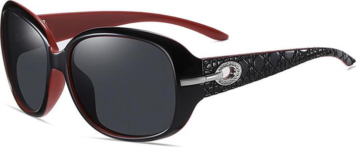 Techsuit - Sunglasses Polarized PC (2012) - UV Protection - Black / Red / Gray
