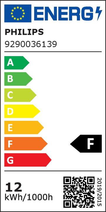 Energy Label Philips LED fluorescent tube (G13, 30 W, 1200 lm, 1 x, F)
