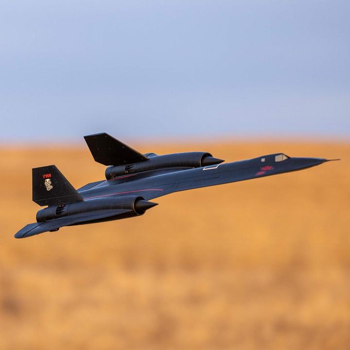 Immagine prodotto E-Flite SR-71 Blackbird Twin 40mm EDF BNF Basic con AS3X e SAFE Select (Jet)