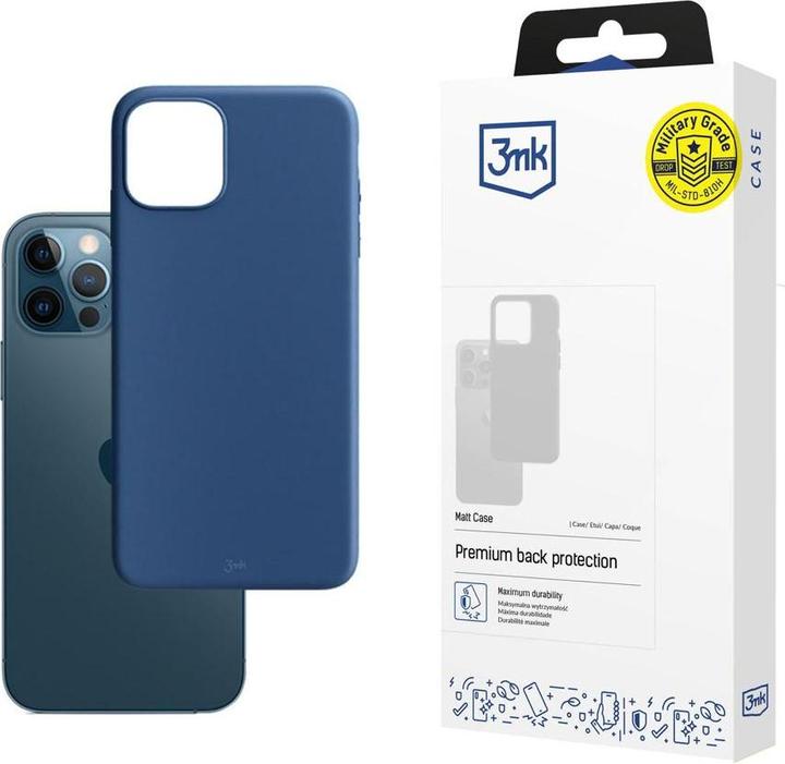 Actual product image 3MK Matt Case iPhone 12/12 Pro 6.1" jagoda (Realme 12 Pro+, Apple iPhone 12)