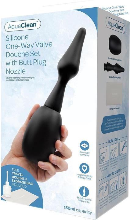 Image du produit AquaClean douche à valve unidirectionnelle avec gicleur butt plug 150ml