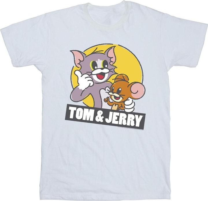 Immagine prodotto Tom & Jerry Sketch Logo Maglietta Ragazze (116)