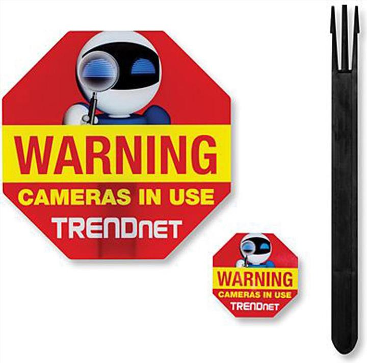Produktbild Trendnet IPCam Videoüberwachungsschild für den Vorgarten (Schutzfolie)