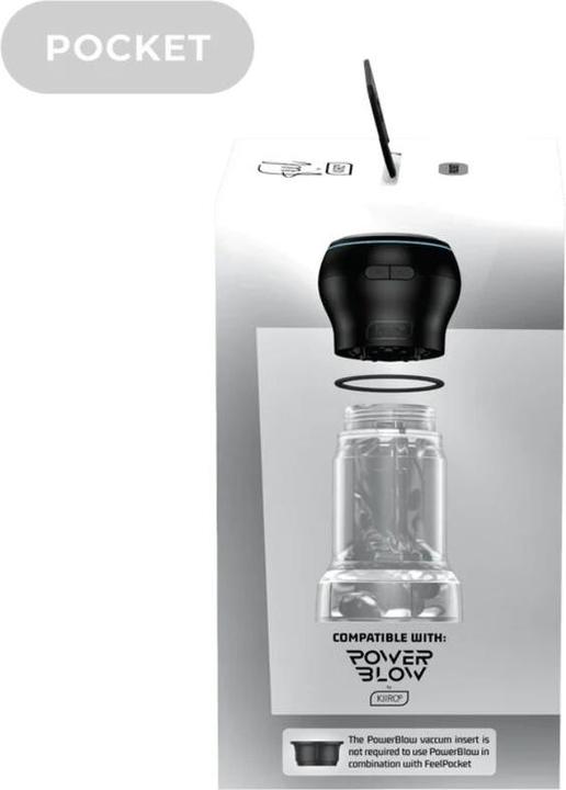 Produktbild Kiiroo Feel Pocket Stroker Crystal + PowerBlow Combo