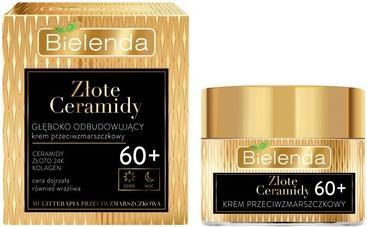 Bielenda BIELENDA Złote Ceramidy 60+ głęboko odbudowujący krem przeciwzmarszczkowy na dzień i na noc 50ml (50 ml, 24h Creme)
