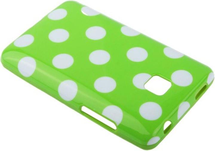 Actual product image König Design Protective cover TPU dots Case for mobile LG Optimus L3 II / E430 (Optimus L3)
