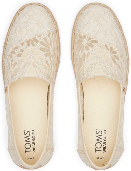 Produktbild Toms espadrilles mit floraler spitze, damen alpargata rope 2.0 (37.5)