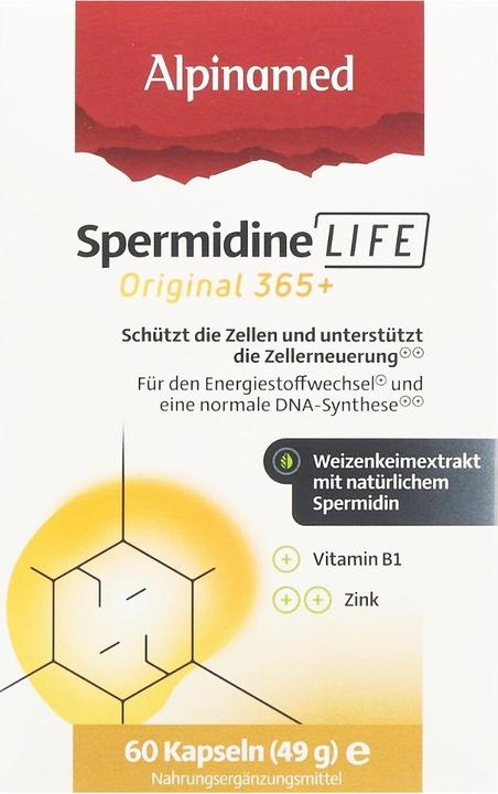 Produktbild Alpinamed Spermidinelife Original Kaps 60 Stk (60 Stück, Kapseln, 80 g)