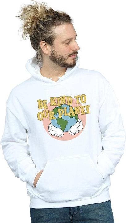 Immagine prodotto Disney Mickey Mouse Be Kind To Our Planet Felpa con Cappuccio Uomo (XXL)