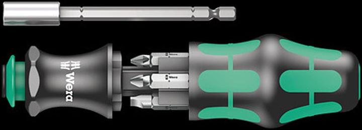 Produktbild Wera Kraftform Kompakt 28 B (PH2X 25mm, PH1 x 25 mm, Pz2x25mm, slot 1 x 5.5 x 25 mm, PZ 1 x 25, slot 1.2 x 6.5 x 25 mm)