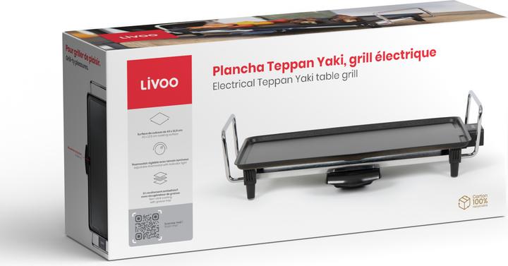 Image du produit Livoo Plancha Teppan Yaki, grill électrique (Prise UE)