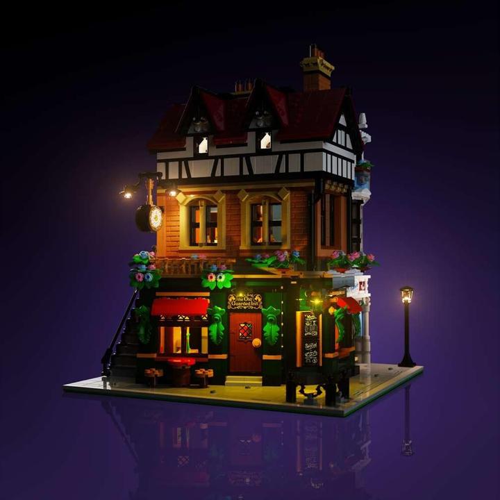 Actual product image Light my bricks LMB 2.0 LEGO® 10350# Tudor Corner Light Kit