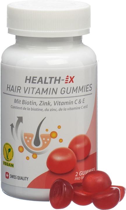 Image du produit Health-iX Vitamine pour cheveux (1 pièce(s), Gummies, 120 g)