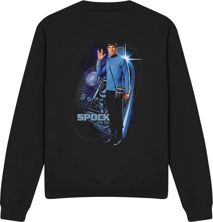 Actual product image Unisex Adult Galactic Spock Sweatshirt (L)