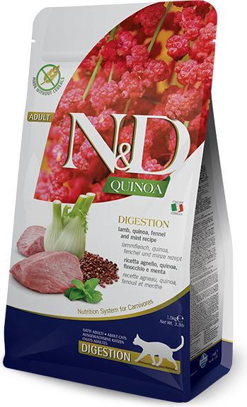 Produktbild Farmina Trockenfutter N&D Quinoa Digestion Lamm & Fenchel 5 kg (Adult, 1 Stk., 5000 g)
