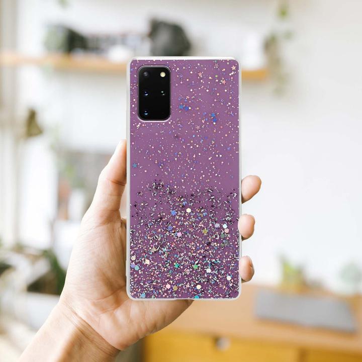 Produktbild Cadorabo TPU Cover funkelnder Glitter (Samsung Galaxy S20+)